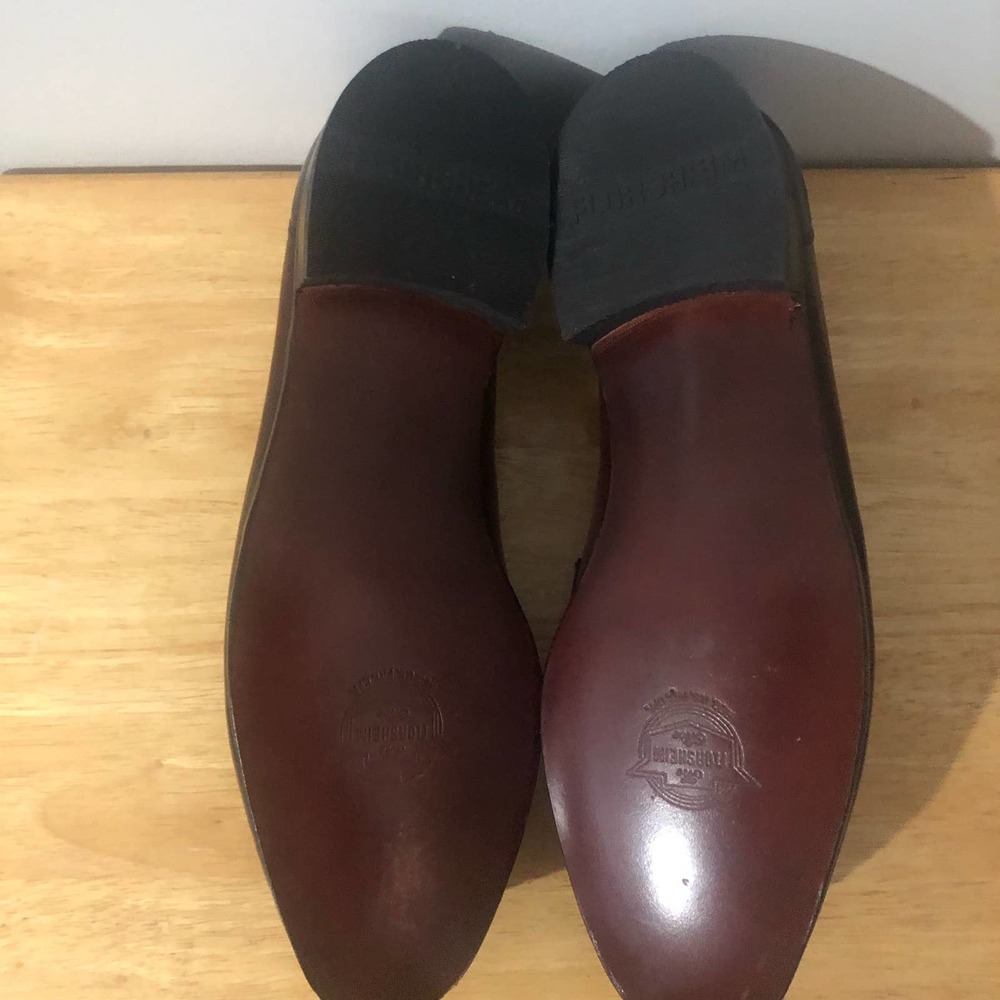 Florsheim Black Cherry Moc Toe Dress Loafer with Tassels | Men's Size 10.5B - Picture 6 of 7